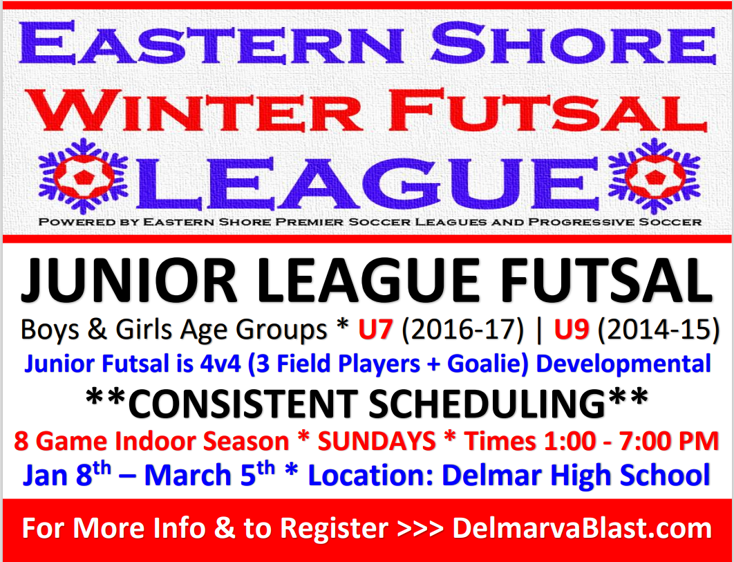 Junior League Futsal - Social Media 2023